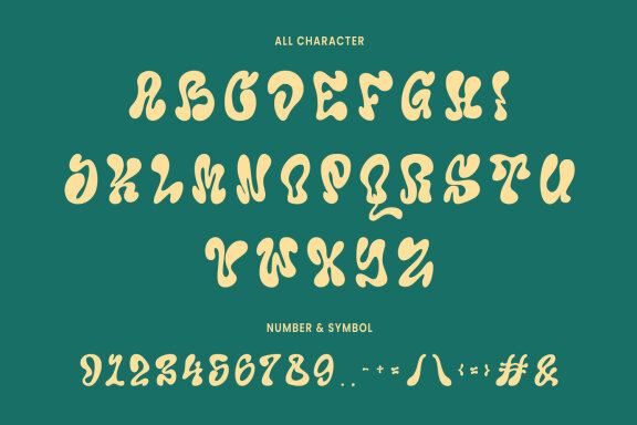 Synchis Experimental Display Typeface