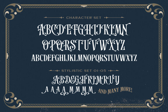 Arvoire Leonard – Layered Font