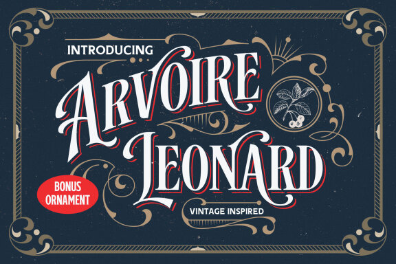 Arvoire Leonard – Layered Font