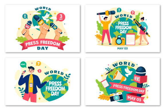 12 World Press Freedom Day Illustration