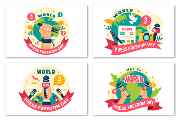 12 World Press Freedom Day Illustration