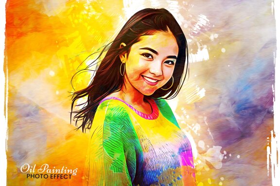 Photoshop Oil Painting Photo Effect