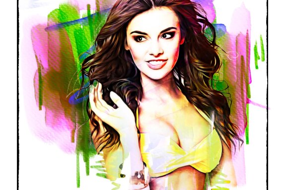  Editable Oil Art Photo Template