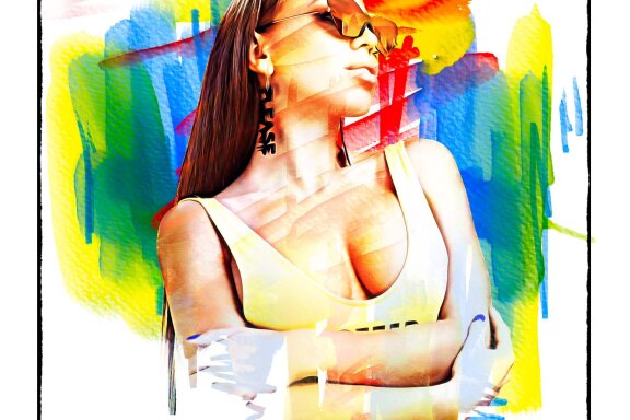  Editable Oil Art Photo Template