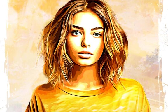 Oil Paint Photo Effect Template