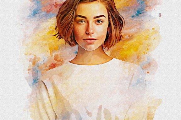 Oil Paint Effect Photo Template