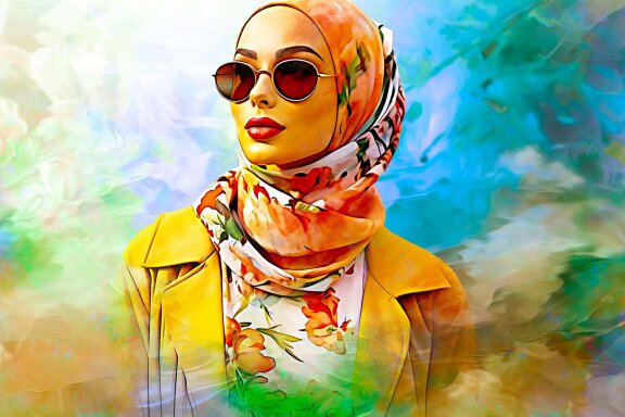 Editable Canvas Oil Painting