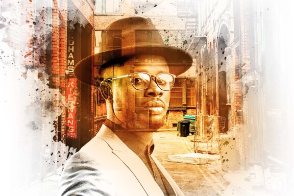 Artistic Double Exposure Photo Template