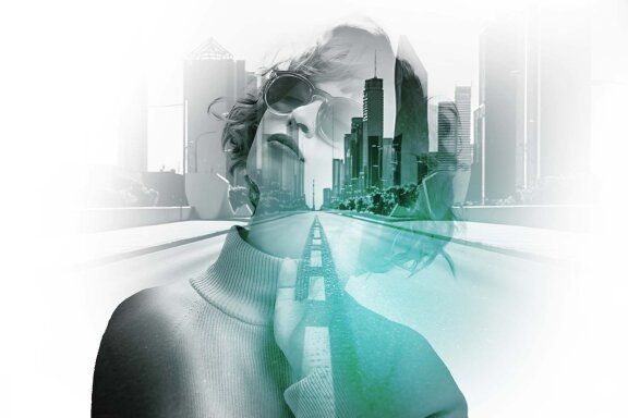 Cinematic Double Exposure Photo Effect Template