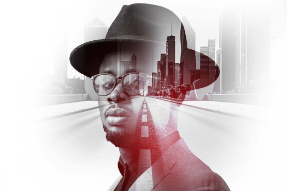 Cinematic Double Exposure Photo Effect Template