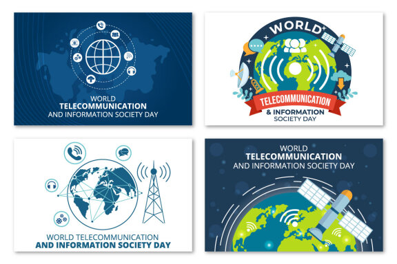 12 World Telecommunication and Information Society Day Illustration