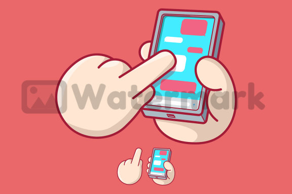Using Smartphone!