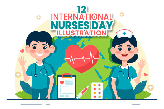 12 International Nurses Day Illustration