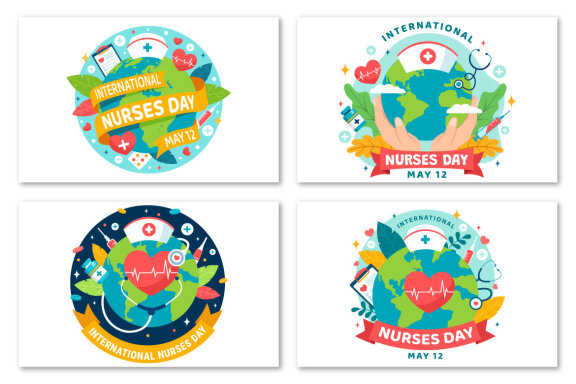 12 International Nurses Day Illustration