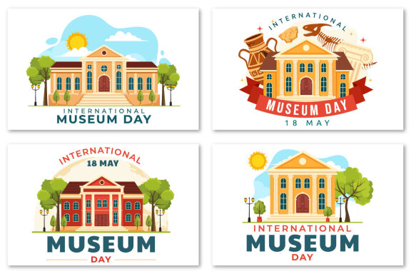 12 International Museum Day Illustration