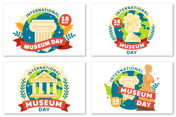 12 International Museum Day Illustration