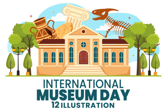 12 International Museum Day Illustration