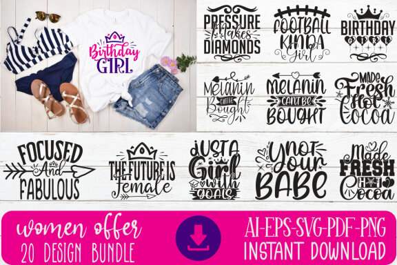 Happy Women's Day SVG And T-shirt Design Bundle. Happy Mother's Day SVG And T-shirt Design Bundle. Mom Mama Mummy SVG Quote T-shirt Design Bundle. Motivational SVG And T-shirt Design Bundle Vector EPS Editable Files
