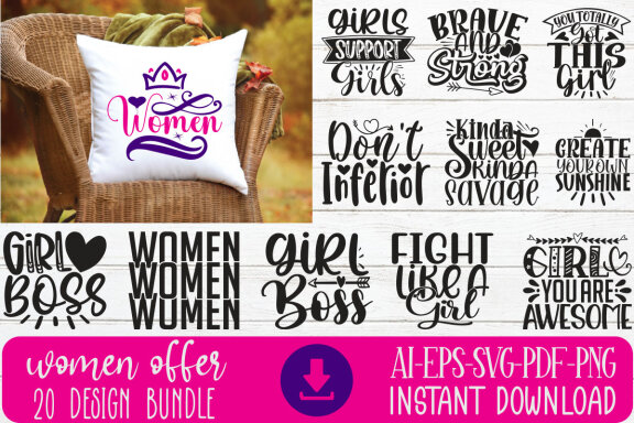 Happy Women's Day SVG And T-shirt Design Bundle. Happy Mother's Day SVG And T-shirt Design Bundle. Mom Mama Mummy SVG Quote T-shirt Design Bundle. Motivational SVG And T-shirt Design Bundle Vector EPS Editable Files