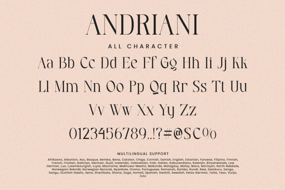 Andriani Elegant Serif
