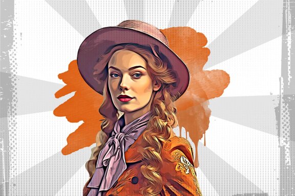 Mixed Pop Art Photo Effect Photo Template