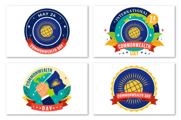12 Commonwealth Day Illustration