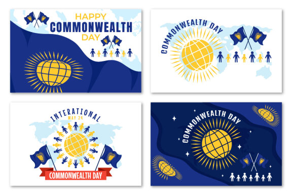 12 Commonwealth Day Illustration