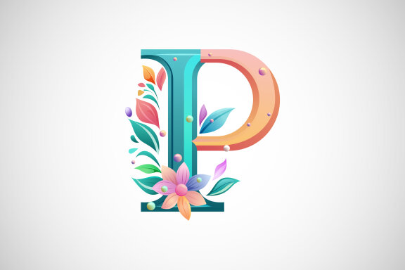 Floral alphabet