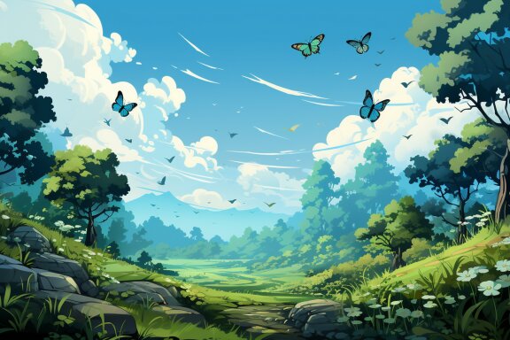 Background butterfly