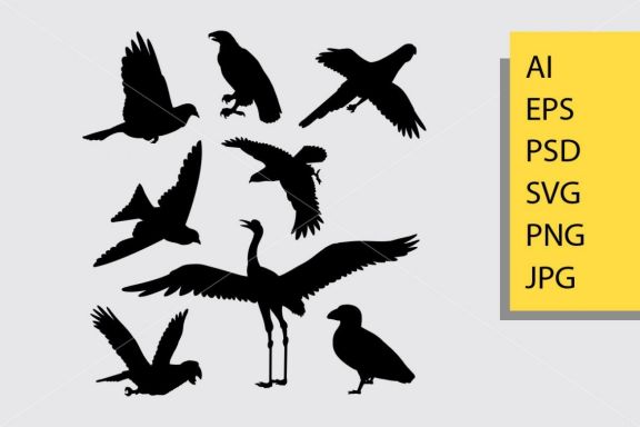 Bird 2 silhouette