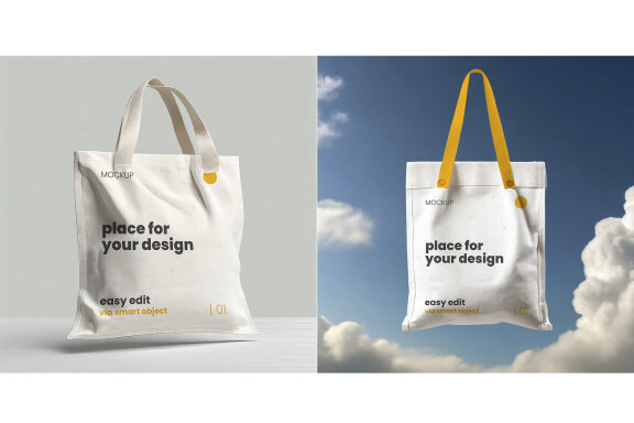 Shopping Groceries Bag Mockups