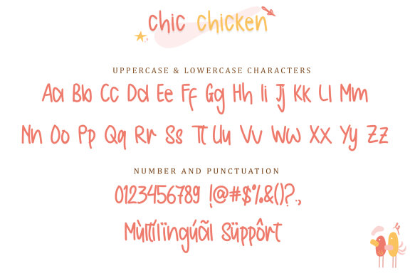 Chic Chicken - Playful Font