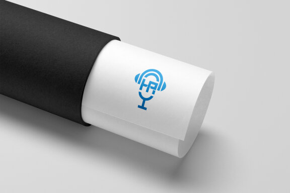 HP Letter And Radio Logo Design