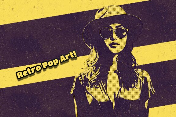 Retro Pop Art Photo Effect for Photoshop