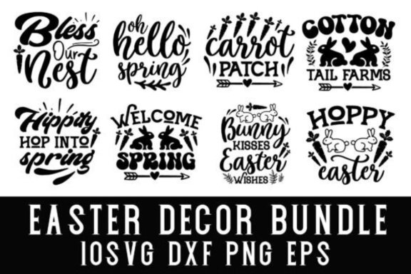 Easter Home SVG Bundle