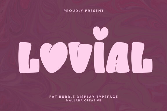 Lovial Fat Bubble FREE Font