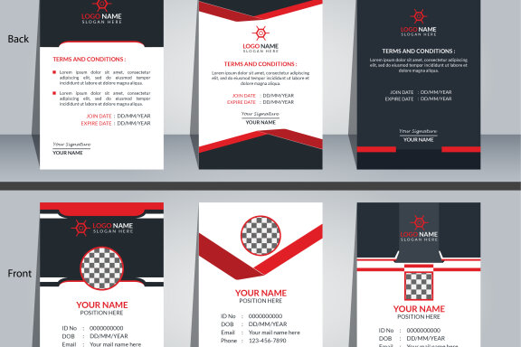 ID Card Design Template