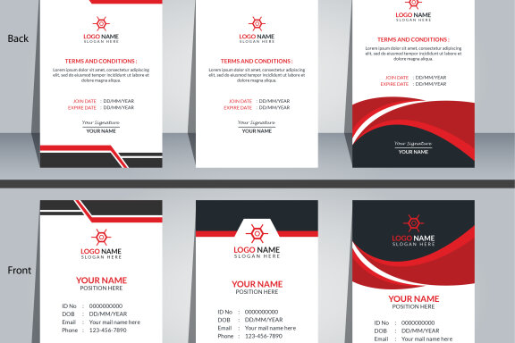 ID Card Design Template