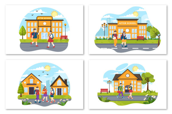 12 After School Illustration