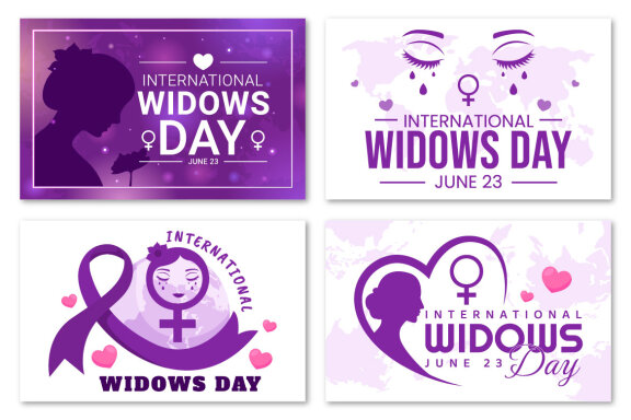 12 International Widows Day Illustration