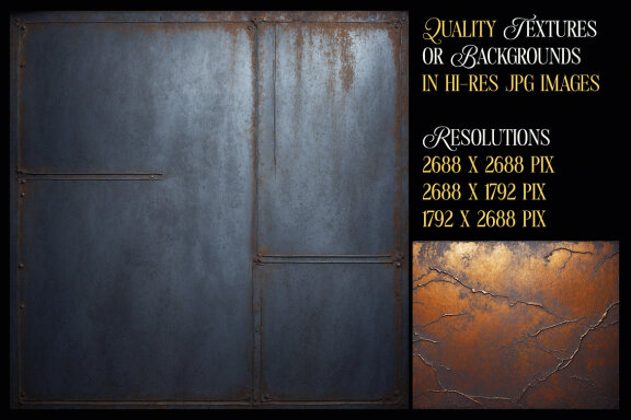 20 Free Vintage & Metallic Backgrounds