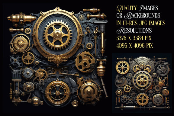 100 Free Steampunk Frames & Backgrounds