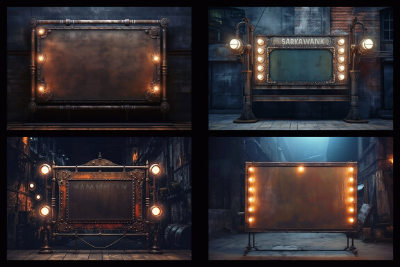 100 Free Steampunk Frames & Backgrounds