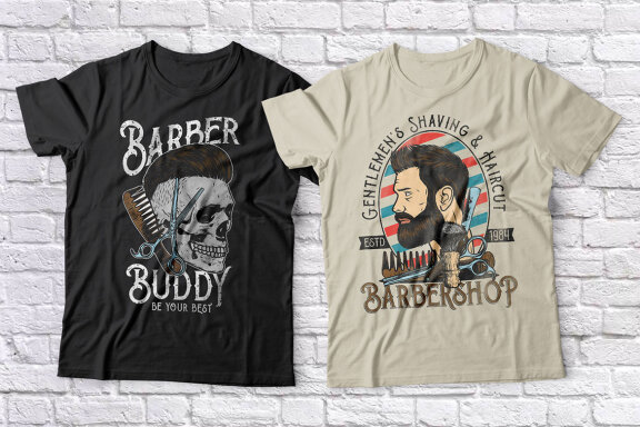 Barber Buddy Display Font & Graphics