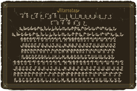 Bourbon Street Display Font & Graphics