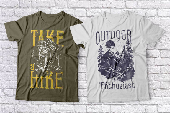 Forest Camp Display Font & Graphics