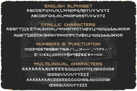 Rustic Farm Display Font & Graphics