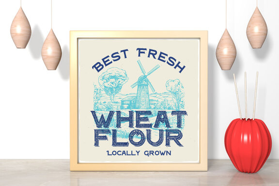 Rustic Farm Display Font & Graphics