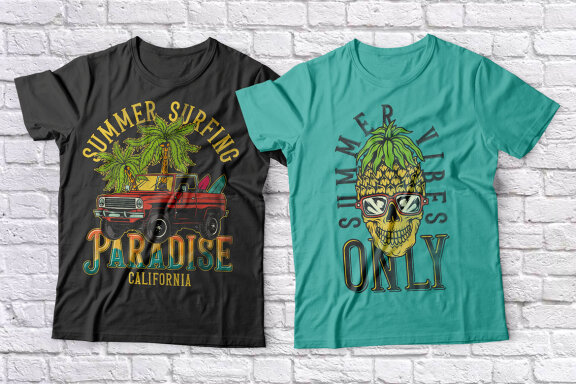 Summer Party Display Font & Graphics