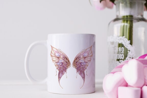 Fairy wings PNG bundle, Fantasy butterfly wings